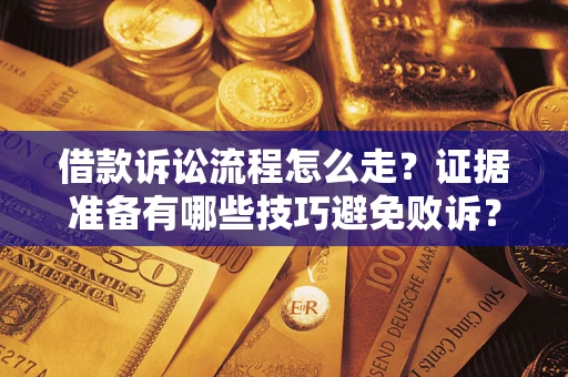 济南借款诉讼流程怎么走？证据准备有哪些技巧避免败诉？