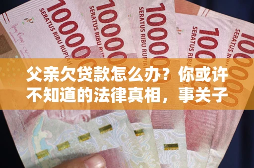济南父亲欠贷款怎么办？你或许不知道的法律真相，事关子女未来