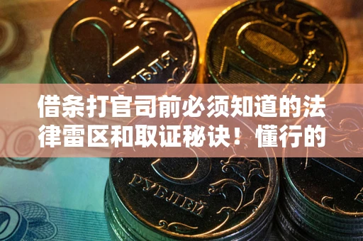 济南借条打官司前必须知道的法律雷区和取证秘诀！懂行的人已经留好这些证据