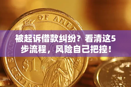济南被起诉借款纠纷？看清这5步流程，风险自己把控！