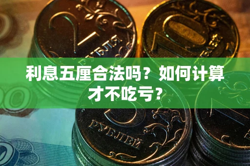 济南利息五厘合法吗？如何计算才不吃亏？