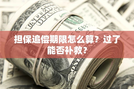 济南担保追偿期限怎么算？过了能否补救？