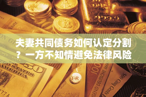 济南夫妻共同债务如何认定分割？一方不知情避免法律风险必看！